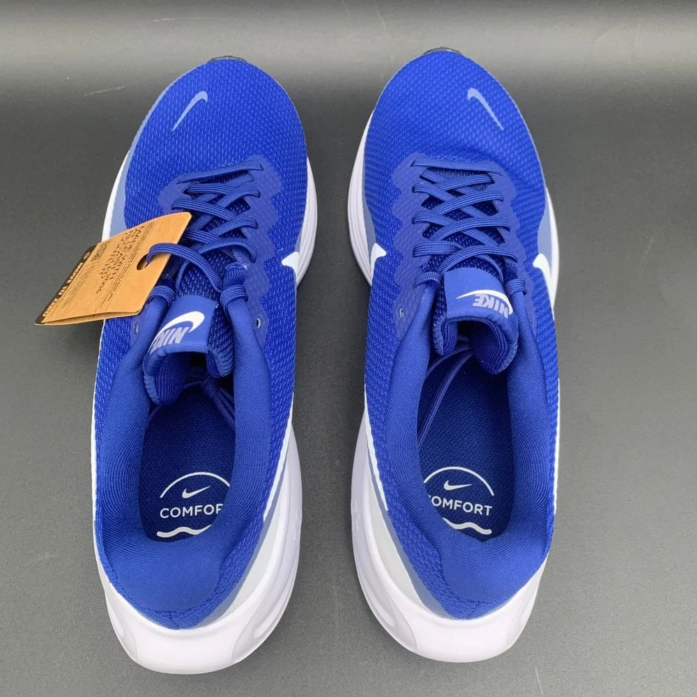 Nike Revolution 8 Deep Royal Blue‎ White Running Shoes HJ9198-401 Mens 12